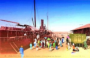Philippeville - Arrivee d'un steamer